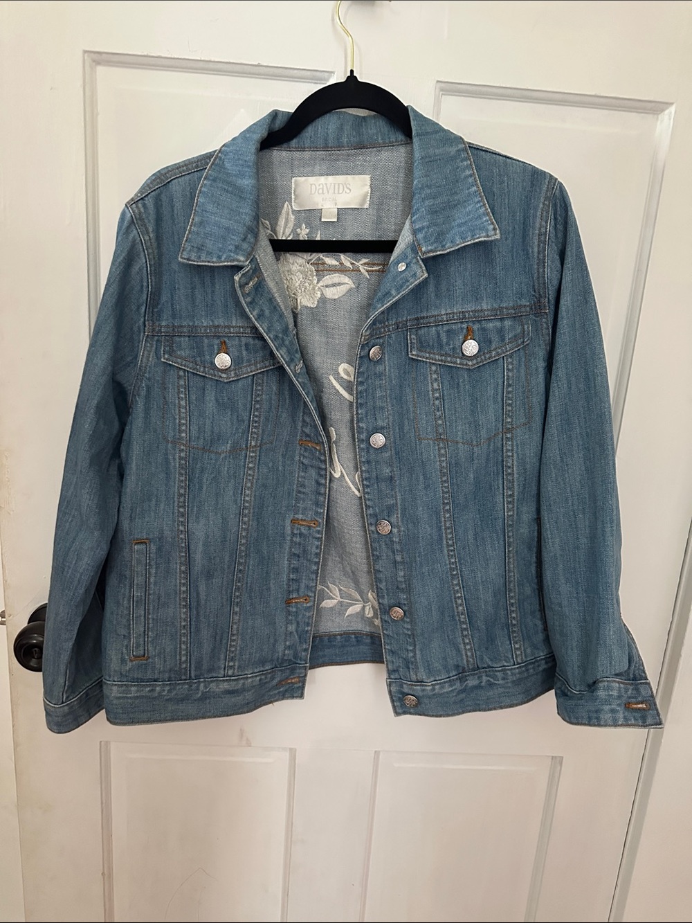 David's Bridal Light Blue Denim Jacket - Women's Jean Coat